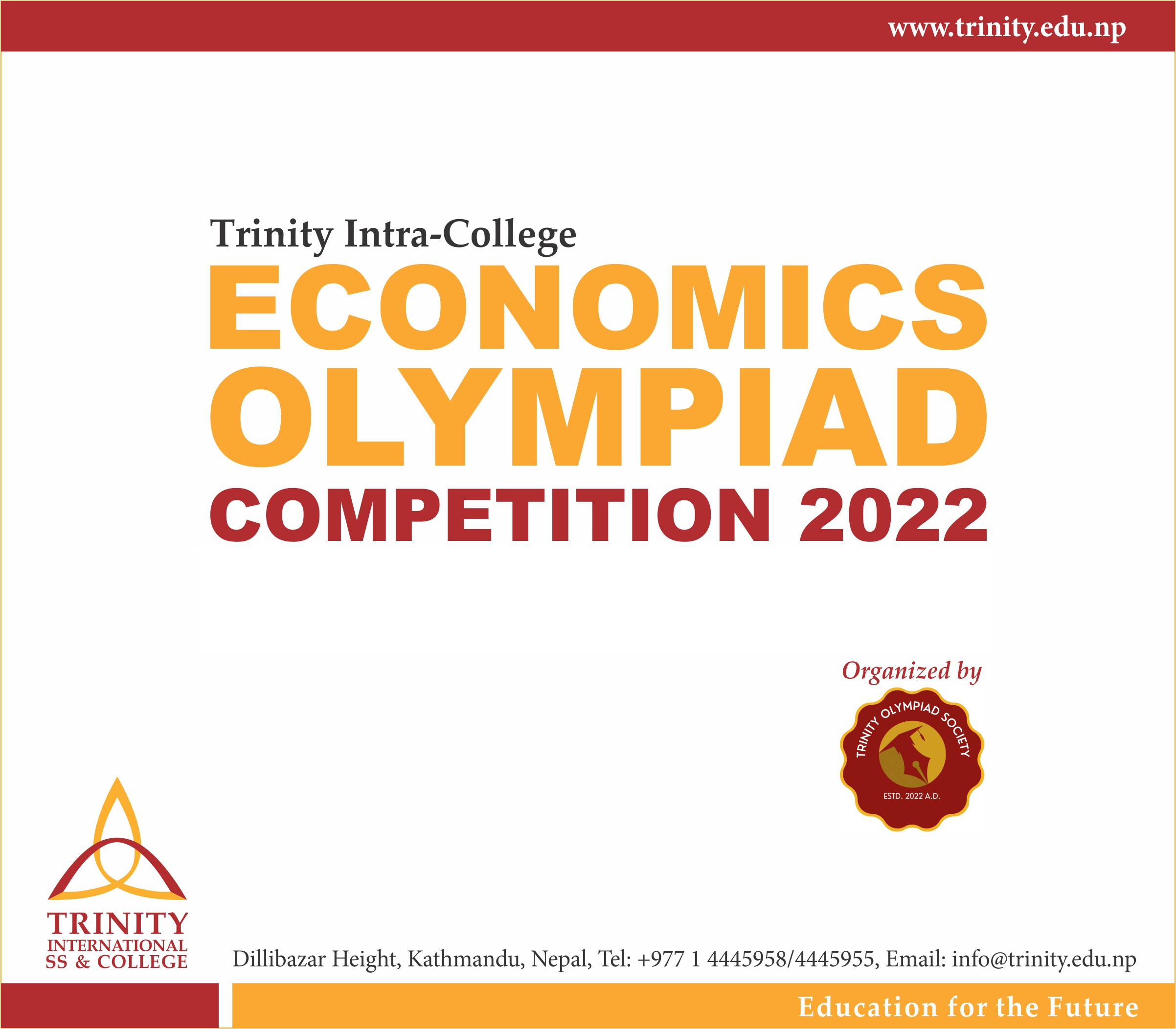 Trinity Economics Olympiad Competition 2022